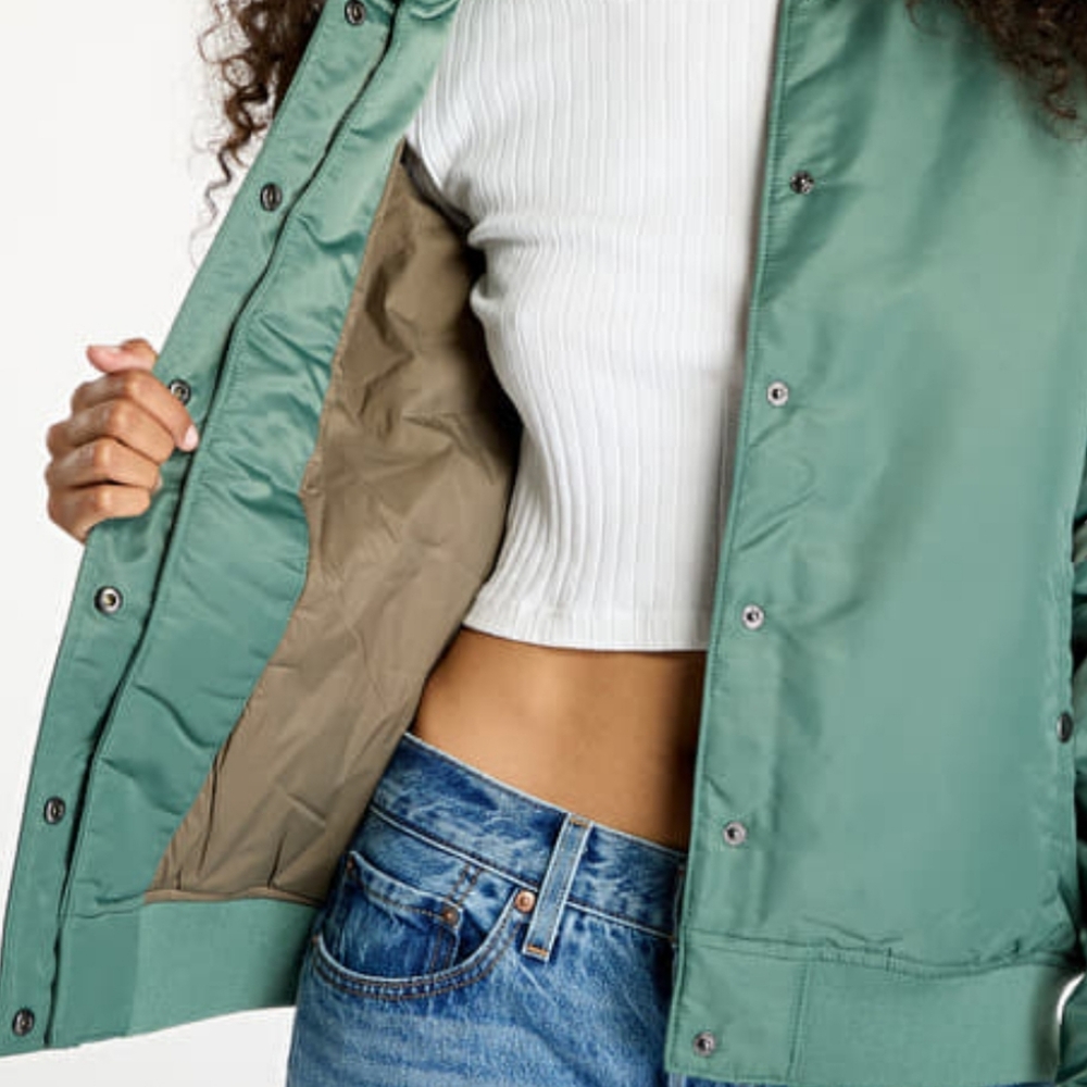 Vans Women's Green Bennett Bomber Jacket - Picture 5 of 8
